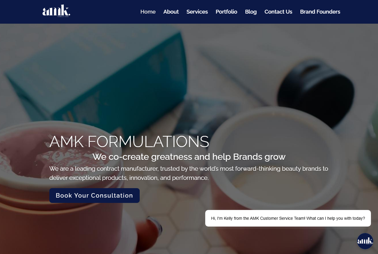 AMK Formulations official website