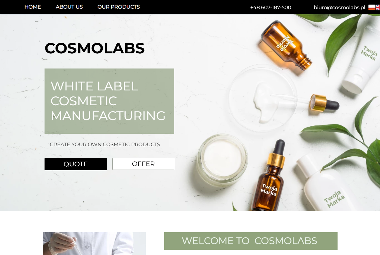 CosmoLabs website