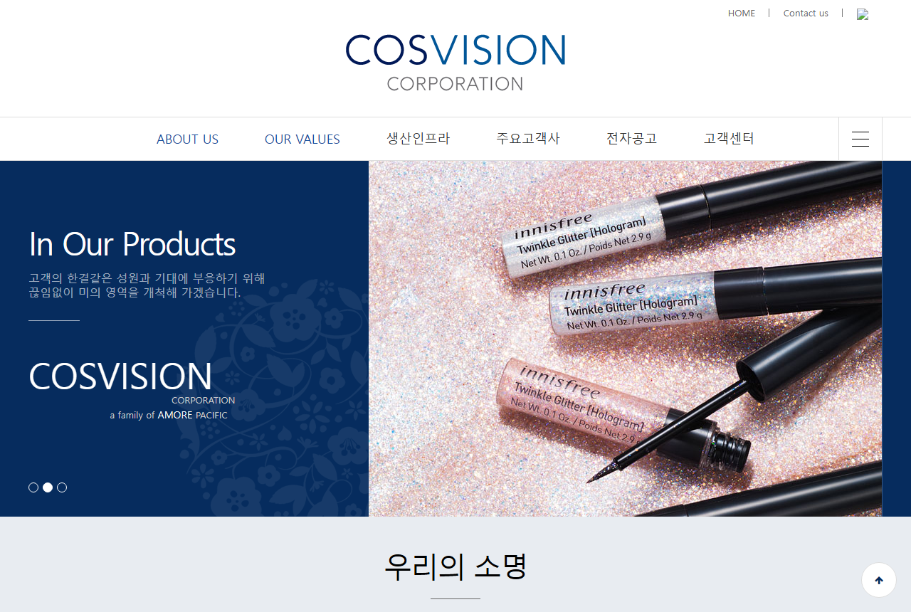 Cosvision official website