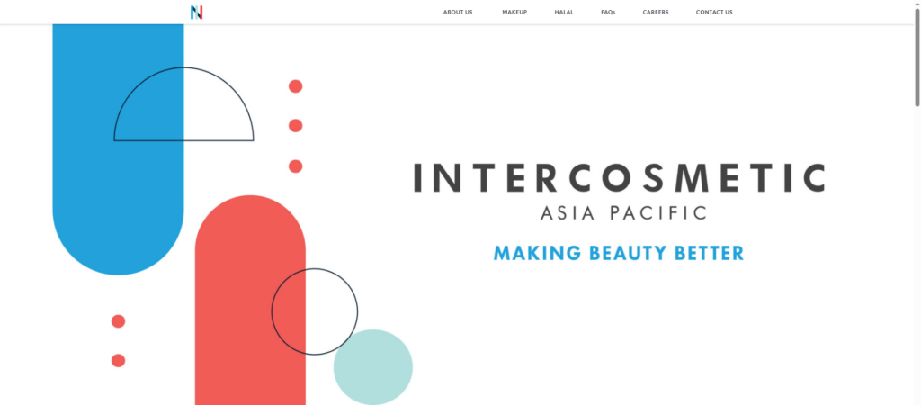 Intercosmetic Asia Pacific Sdn. Bhd. official website screenshot