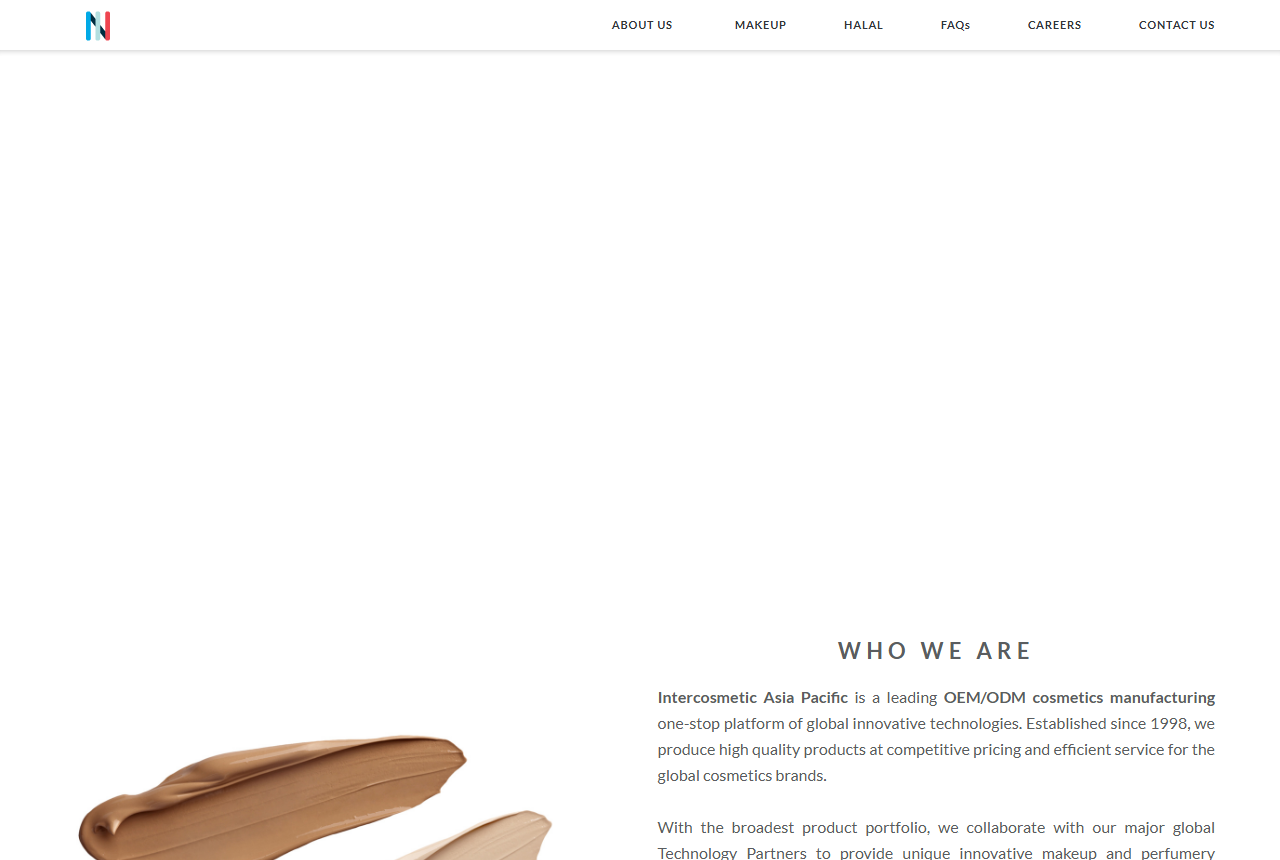 Intercosmetic Asia Pacific Sdn. Bhd. official website