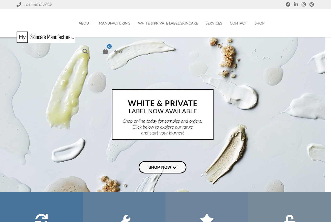 My Skincare Manufacturer official website