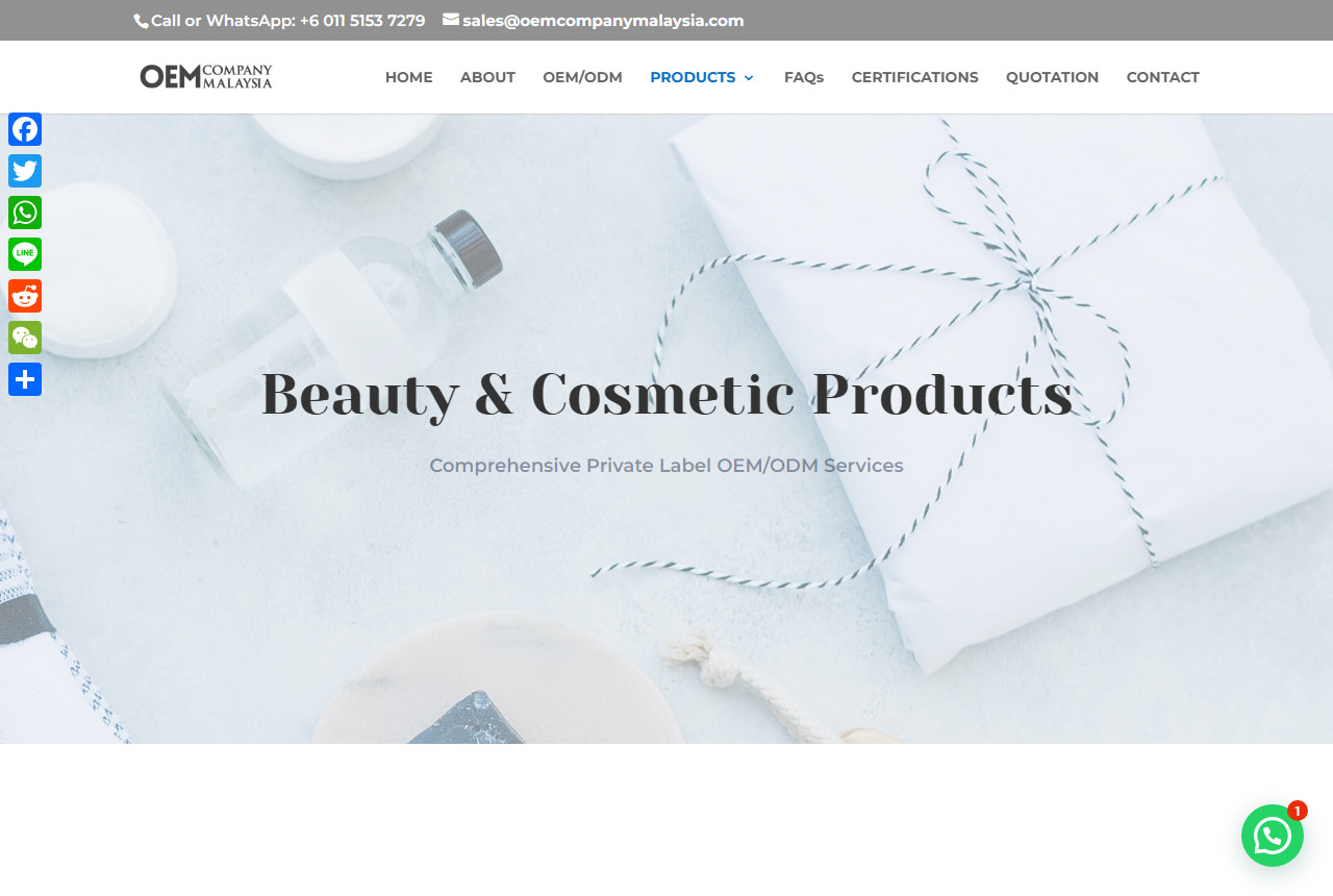 OEM Company Malaysia official website