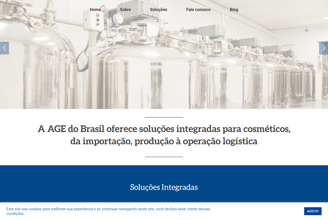 AGE do Brasil website