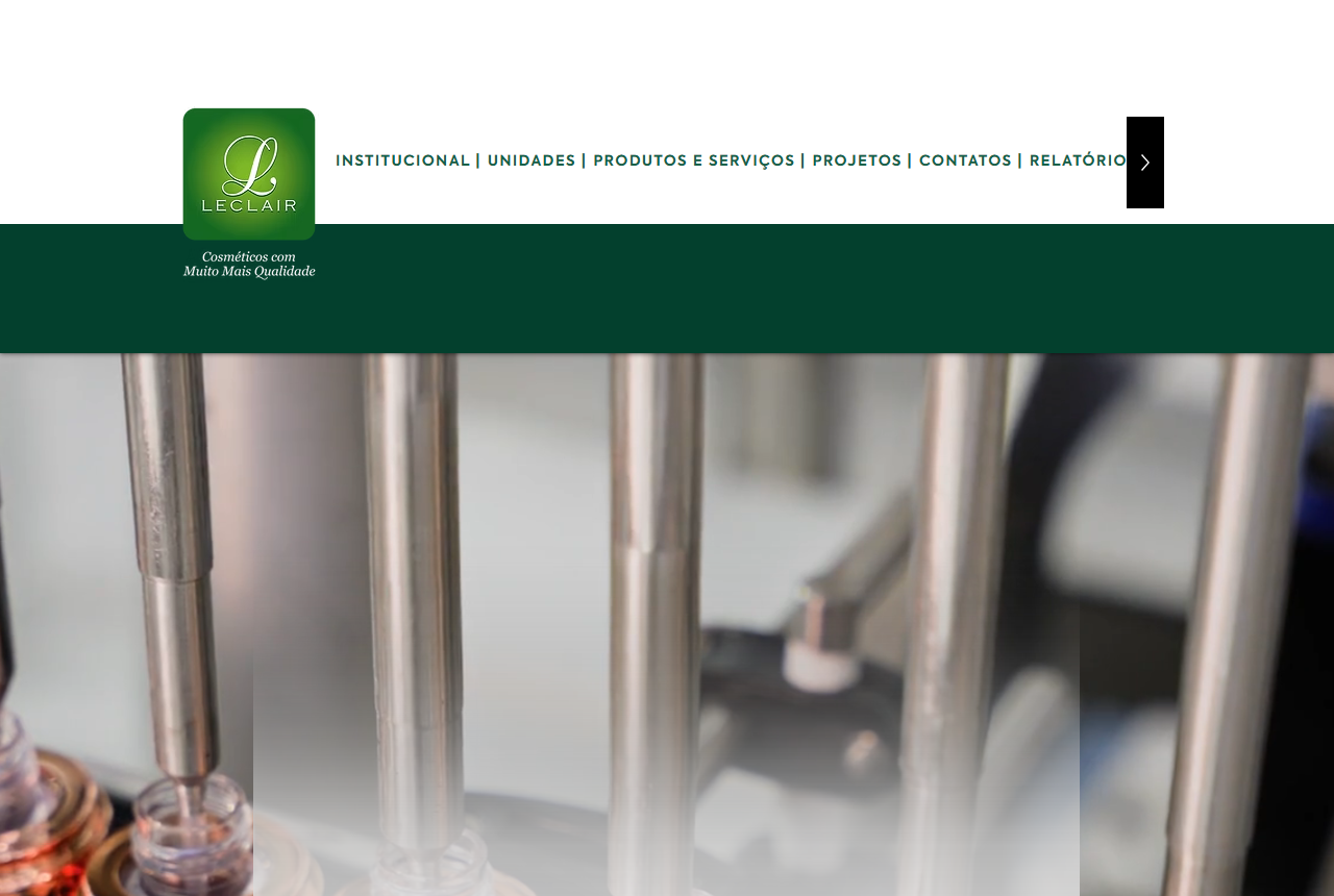 Leclair Cosmeticos website