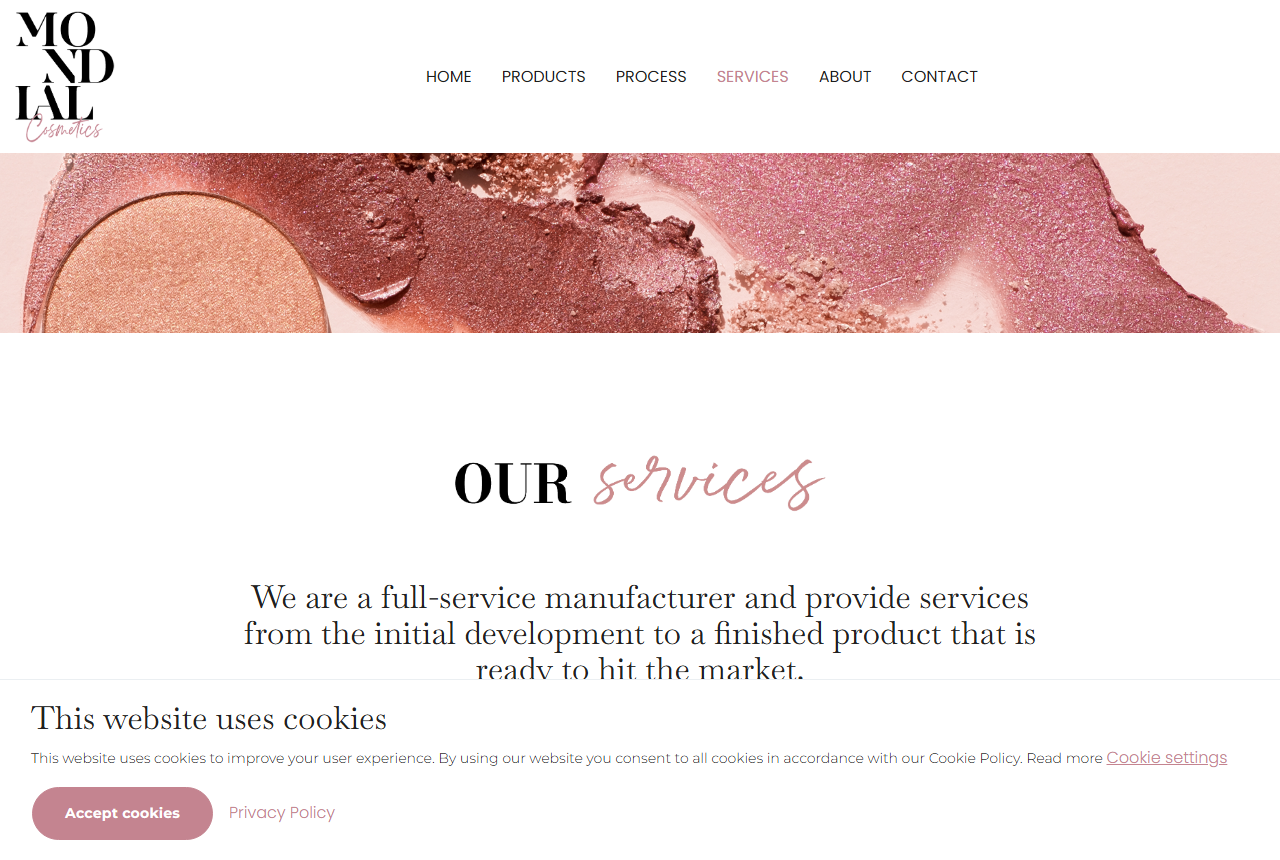 Mondial Cosmetics colour cosmetics manufacturer, Alkmaar, Netherlands