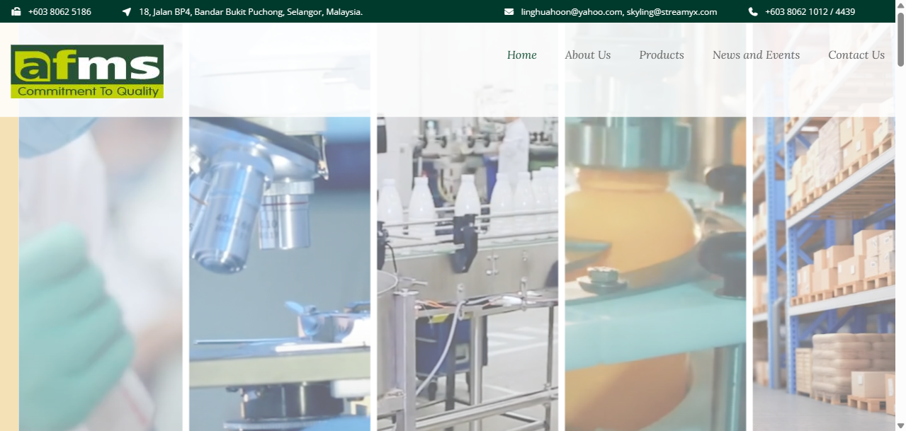 AF Manufacturing Services Sdn. Bhd. official website