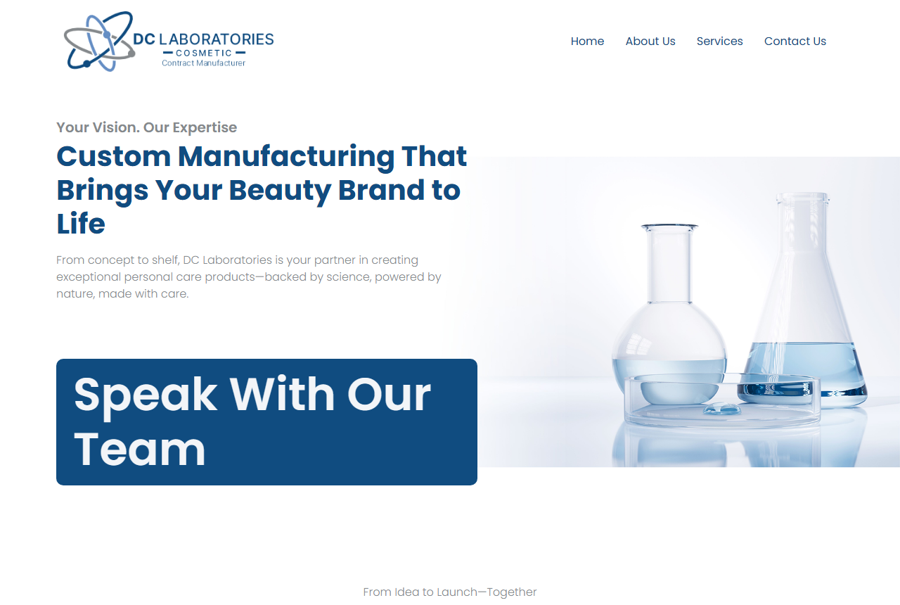 DC Laboratories homepage