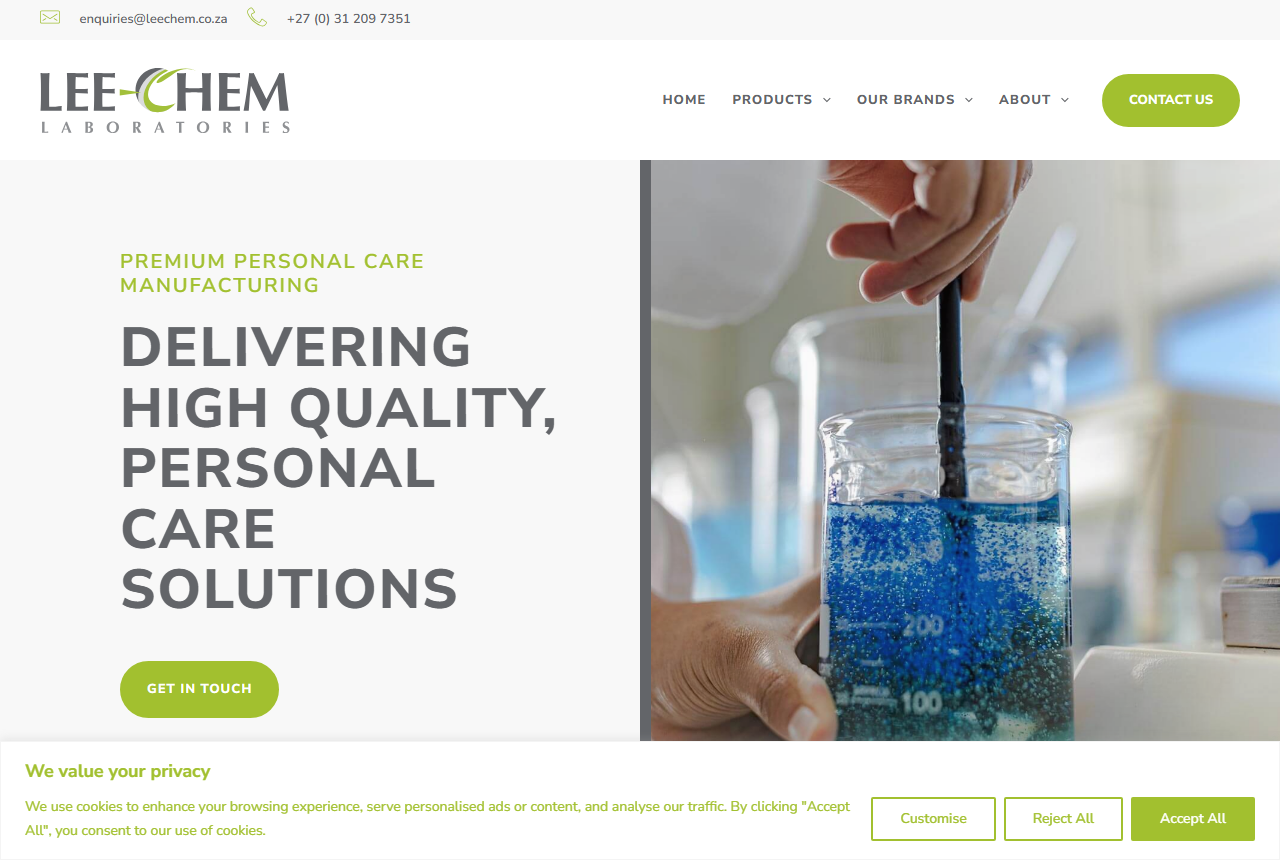 Lee-Chem Laboratories homepage