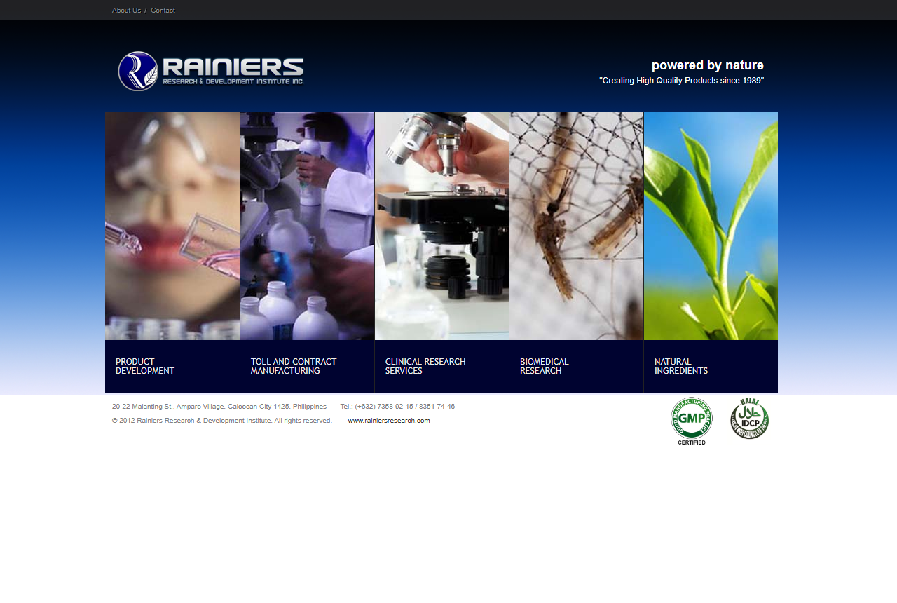 Rainiers Research and Development Institute website